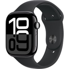 Apple Watch Series 10 Gps 42MM Simsiyah Alüminyum Kasa ve Mürekkep Moru Spor Loop Kordon Akıllı Saat Teşhir (Açıklamayı Okuyunuz)
