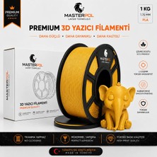 Masterpol Gold Premium Pla Filament 1 kg 1.75 mm 3D Yazıcılar Için ( Flement Fılement Flament )