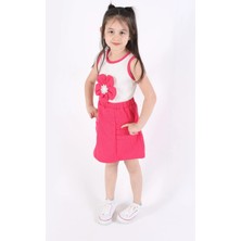 Aden Kids Kız Çocuk Etekli Alt Üst Takım