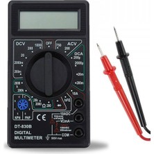 China Multimetre Voltmetre Dijital Cep Tipi DT-830B Siyah