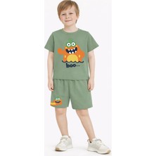 Name Baby & Kids Erkek Çocuk Şortlu Yazlık Pijama Takımı  NBK-7252