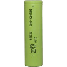 Efcell EF-182010C 18650 3.7V 2000MAH 10C Başlıksız Şarj Edilebilir Li-Ion Pil