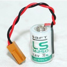 Efcell Saft LS14250 3.6V 1/2 Aa Kablolu Endüstriyel Lityum Pil