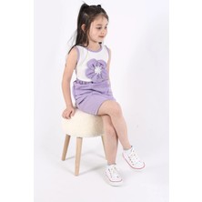 Aden Kids Kız Çocuk Etekli Alt Üst Takım