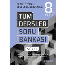 Tudem Yayın Grubu 8. Sınıf Tüm Dersler Soru Bankası Sözel Yayınları