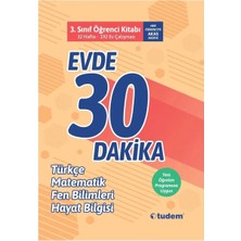 Tudem Yayın Grubu 3. Sınıf Evde 30 Dakikka Öğrenci Kitabı