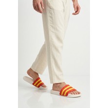 Walkway Sarı Kırmızı Hafif Esnek Unisex Terlik 8000-01 G