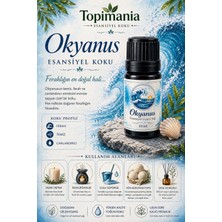 Topimania Okyanus -10 Ml-1 Adet-Çamaşır Yün Kurutma Topu Kokusu-Esansiyel Uçucu Yağ