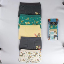 Elmas Kids Erkek Çocuk 5'li Boxer Iş Makinası ELM-B-202