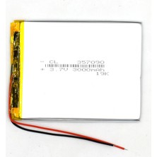 Efcell Lityum Polimer Pil 3.7V 3000MAH Çok Amaçlı Yedek Batarya 357090