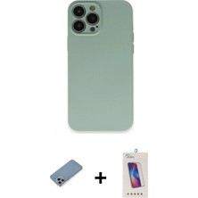 Pileli Store Pilelistore™ iPhone 13 Pro Max Kılıf Ahenk Serisi - Siyah Joko 5d Cam + Shine Kamera Lens Koruma Cam - Gı