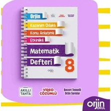 Fenomen 8. Sınıf Orjin Matematik Defteri