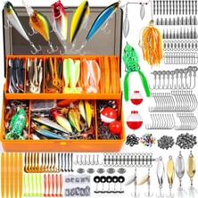 Valkyrie Profesyonel Balık Avı Seti – 404 Parça Yem, Kanca, Kurşun, Sahte Yem Taşıma Kutulu Full Set