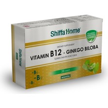 Shiffa Home Vitamin B12 ve Ginkgo Biloba 28 Tablet Vitamin Desteği