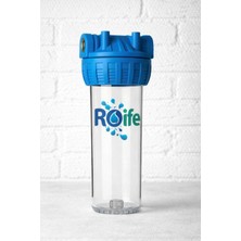 Rolife Daire Girişi 10" Ön Filtre Filtre Kabı  3/4"