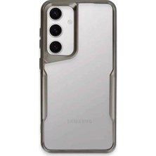 Aslanoğlu Store Newface Samsung Galaxy S24 Kılıf Boyi Silikon Kapak - Titan Gri