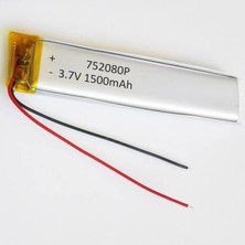 Efcell Lityum Polimer Pil 3.7V 1500MAH Çok Amaçlı Yedek Batarya 752080