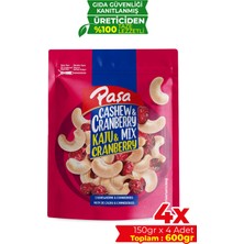 Paşa Kuruyemiş Çiğ Kaju & Cranberry 150 gr | Çiğ Karışık Kuruyemiş