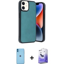 İlk El Grup Pilelistore™ iPhone 11 Kılıf Kıvılcım Işık Serisi - Siyah Bilvis 5in1 5d Magic Hayalet Cam Ekran Koruyucu + Neon Fosforlu Kamera Lens - Mı