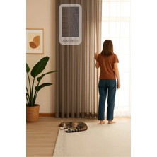 Quba Deco Dökümlü Dayanıklı Dekoratif Gramajlı Hayvan Dostu 1/3 Sık Pileli Tül Perde Mutfak Salon Yatak Odası Çocuk Odası Antre