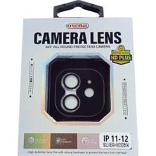 Aslanoğlu Store Iphone 11 / 12 / 12 Mini Uyumlu Safir Kamera Koruyucu Lens  Giri