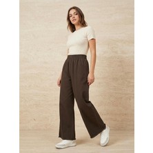 Miostil Yıkama Püsküllü Pantolon-Kahve