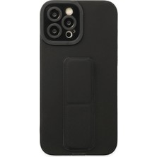 Aslanoğlu Store Iphone 12 Pro Max Kılıf Mega Standlı  - Siyah