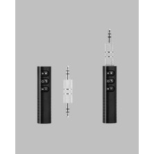 Aslanoğlu Store Mini Bluetooth Ses Alıcısı 3.5mm Girişli Kablosuz Müzik Adaptörü