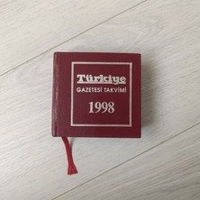 Emektar Eskiler Koleksiyonluk 1998 Türkiye Gazetesi Takvimi
