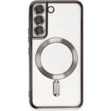 Aslanoğlu Store Galaxy S22 Kılıf Kross Magneticsafe Kapak - Siyah