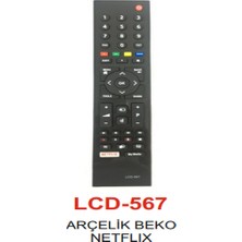 Aslanoğlu Store Arçelik -  3D Smart  Netflix Tv Kumandası - LCD 567