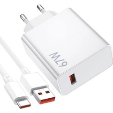 proda PRD-67W Süper Hızlı Şarj Seti (67W USB To Type-C Kablolu)