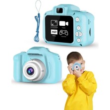 Aslanoğlu Store Mavi Mini Hd Video Kamera Fotoğraf Çekimli Şarj Edilebilir Bataryalı Dijital Kayıt Cihazı