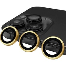 Aslanoğlu Store Iphone 14 Pro Raze Metal Kamera Lens - Gold