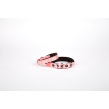 Aslanoğlu Store Softlu Köpek Boyun Tasması 1,5 cm x 30 cm Pembe