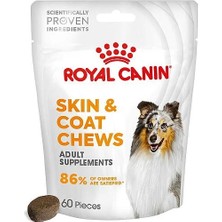 Royal Canin Skin & Coat Chews Deri ve Tüy Sağlığını Destekleyen Yetişkin Köpek Ödül Maması 240GR