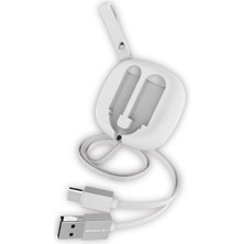 Aslanoğlu Store S79 Micro USB Kablo 20CM-1M 2A - Beyaz