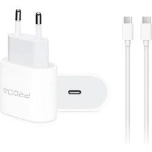 proda PRD-87C 20W Pd Şarj Aleti + Type-C To Type-C Kablo Seti