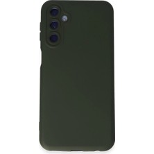 Aslanoğlu Store Galaxy M34 5g Kılıf Nano Içi Kadife  - Koyu Yeşil