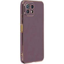Aslanoğlu Store Mi 11 Lite Kılıf Volet  - Mor