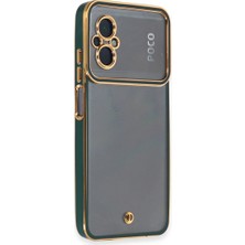 Aslanoğlu Store Po M5 Kılıf Liva Lens  - Yeşil