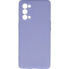Aslanoğlu Store Reno 5 Pro Kılıf Nano Içi Kadife  - Lila