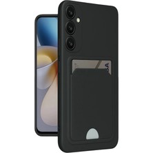 Durukar®  Samsung Galaxy A16 5g Kılıf Kelvin Kartvizitli Silikon - Siyah