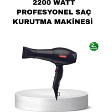 Belirtilmemiş Profesyonel Saç Kurutma Makinesi – Ac Motor, Soğuk Üfleme, 2 Hız Kademesi