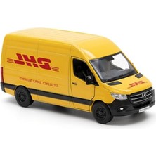 MarkEntegra Kinsfun Dhl Mercedes-Benz Sprinter 1:46 Ölçekli 5 Inç Döküm Metal Model Oyuncak Kargo Van