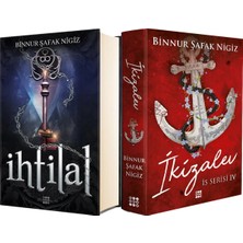 Dokuz Yayınları Ihtilal 3 Zerda Ciltli ve Is Serisi 4 Ikizalev Ciltli (Binnur Şafak Nigiz) 2li Set