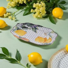 Lamedore Lemons Serisi Küçük Oval Tabak (25 Cm)
