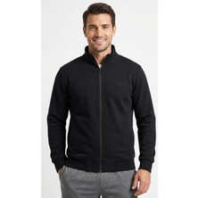 JUST WEAR ZT Oversize Rahat Kesim Çift Cepli Dik Yakalı Önü Fermuarlı