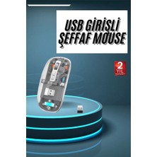 Belirtilmemiş Kablosuz Mouse Şarjlı Bluetooth Wireless Çift Modlu Sessiz