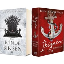 Dokuz Yayınları Içinde Bir Sen 5 Ehza Ciltli ve Is Serisi 4 Ikizalev Ciltli (Binnur Şafak Nigiz) 2li Set